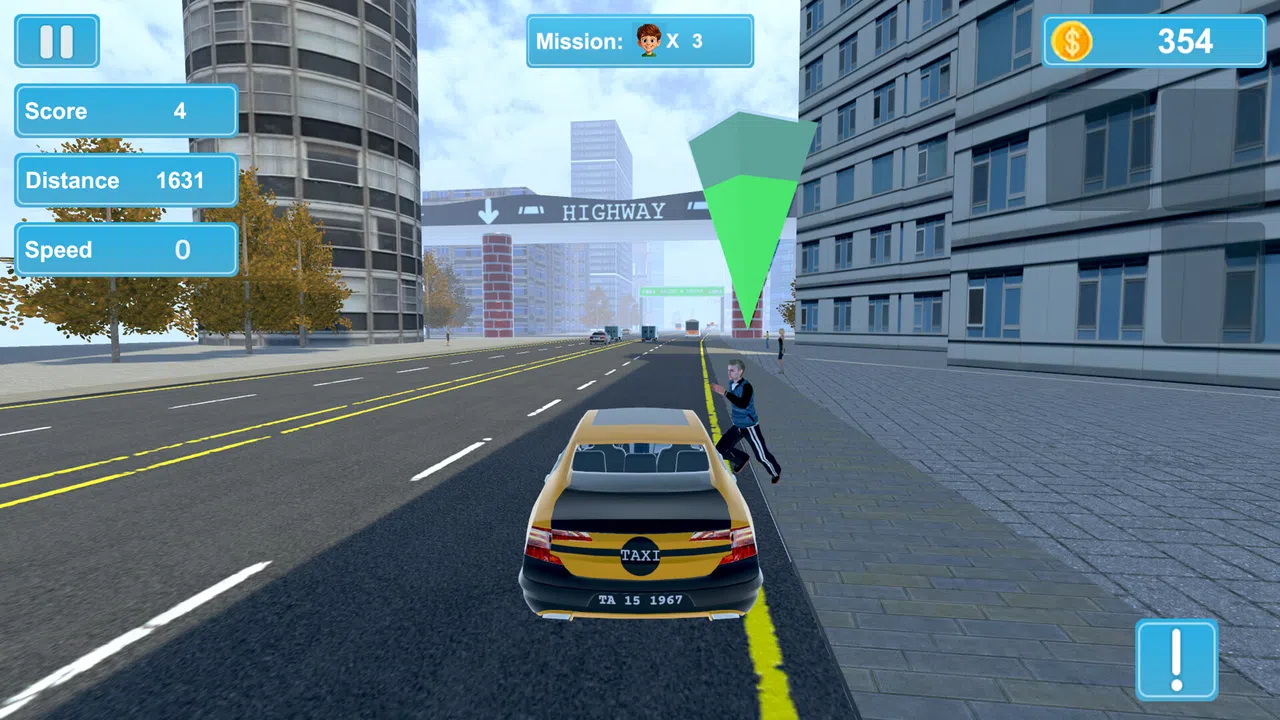 City Taxi Mission Screenshot 9