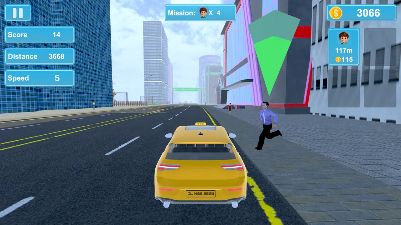 City Taxi Mission Screenshot 1
