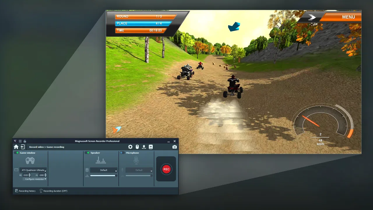 magnussoft® Screen Recorder Professional Screenshot 1