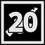 Unlock 20 weapons icon