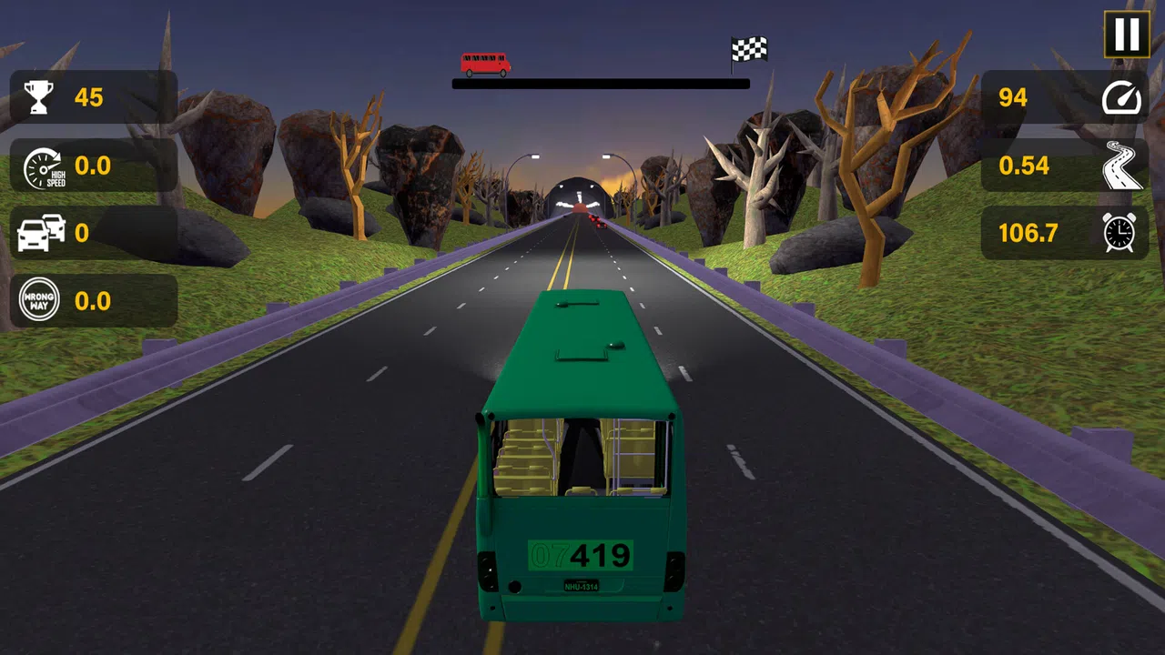 Highway Bus Rush Screenshot 1
