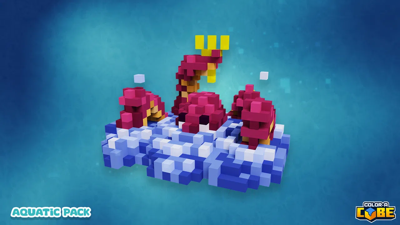 Color A Cube - Aquatic Pack #1 Screenshot 5