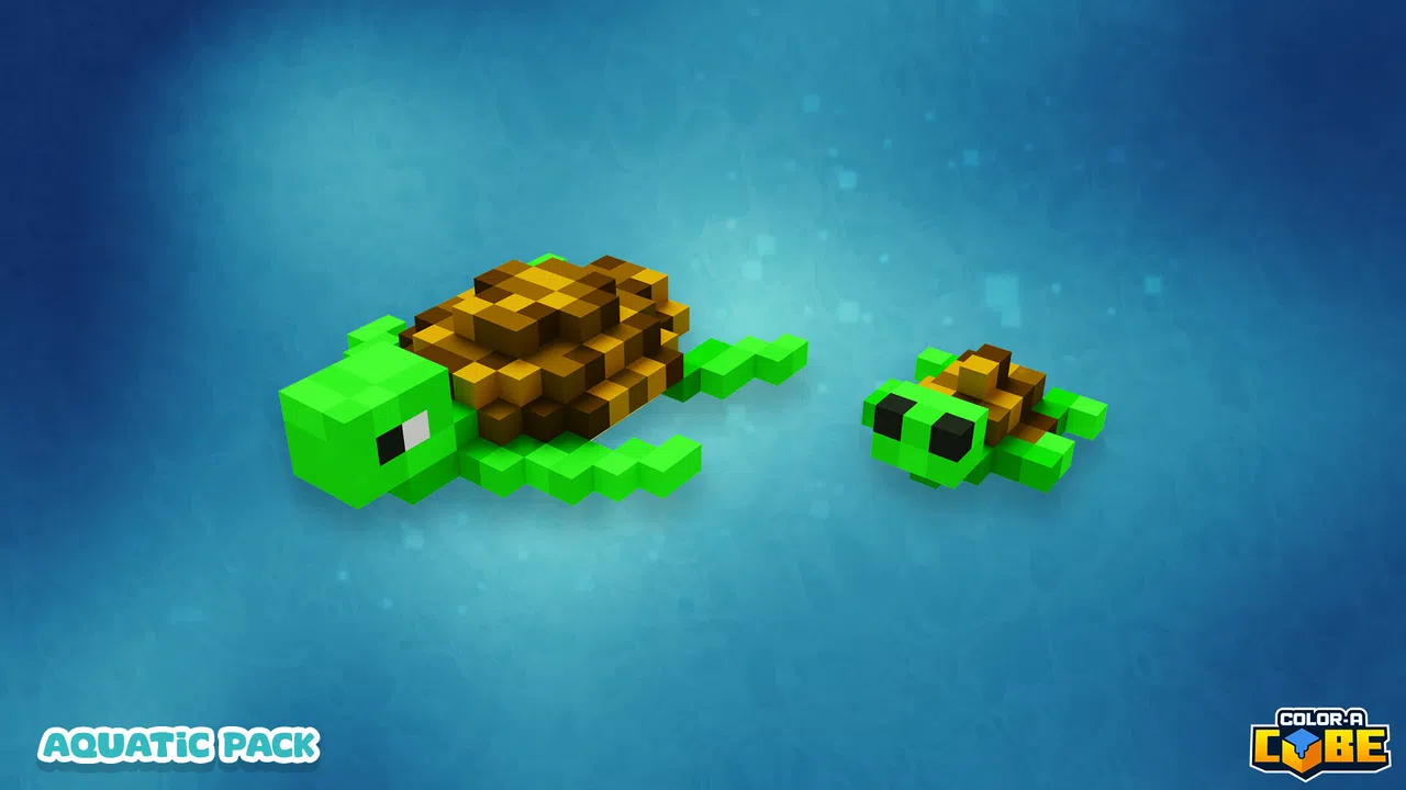 Color A Cube - Aquatic Pack #1 Screenshot 8