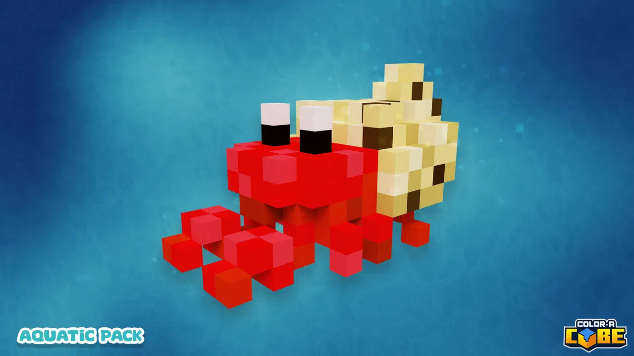 Color A Cube - Aquatic Pack #1 Screenshot 2