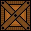 Boxed in icon