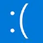 System crash icon