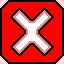 Red means danger icon