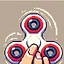 Fidgety fingers icon