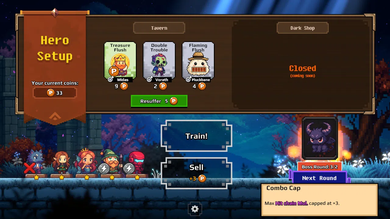 Politaire/Heroes Screenshot 1