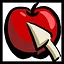 You clicked on apple 100 times. icon