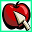 You clicked on apple 500 times. icon