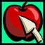 You clicked on apple 100k times. icon
