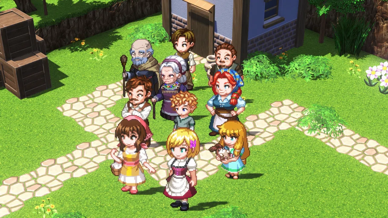 RPG Developer Bakin Vibrato NPC PIXEL PACK Vol.1 Screenshot 1