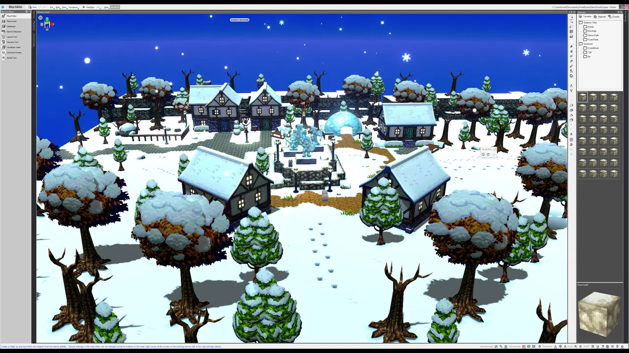 RPG Developer Bakin PixelScapes Winter Pack Screenshot 3