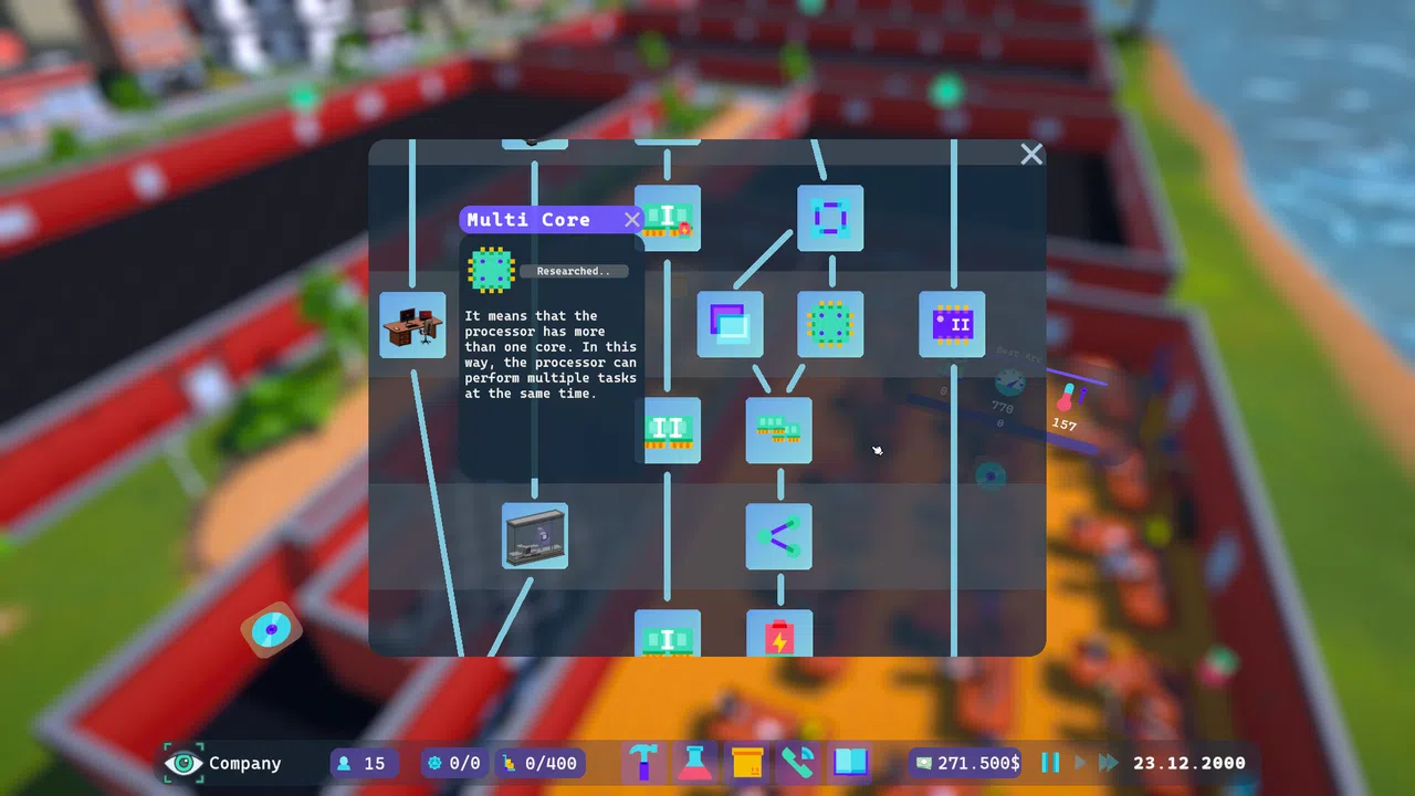 Processor Dev Tycoon Demo Screenshot 2