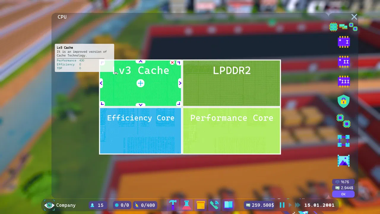Processor Dev Tycoon Demo Screenshot 1