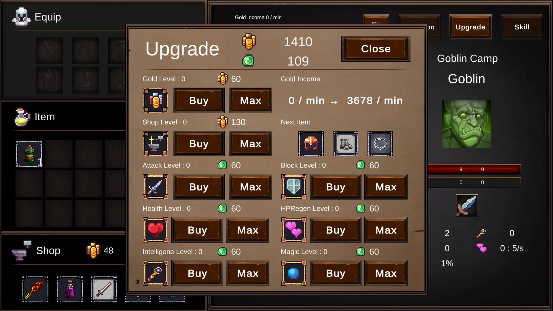 Magic Hero Incremental Screenshot 2