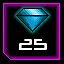 You have collected 25 gems! icon
