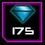You have collected 175 gems! icon