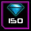 You have collected 150 gems! icon