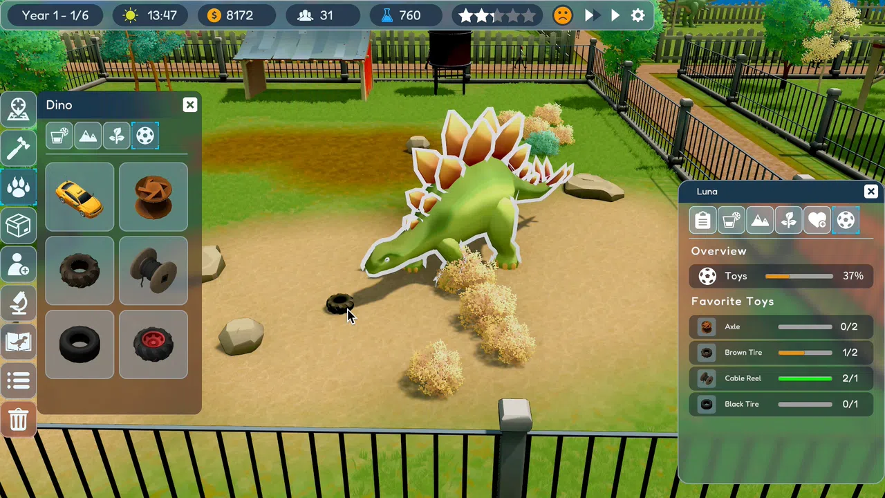 Dino Park Manager Screenshot 2