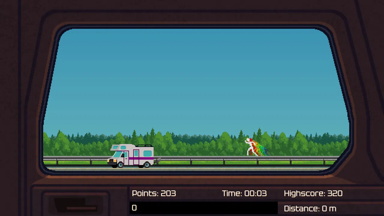Highway Hopper - Rainbow Screenshot 0