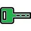 Green key icon
