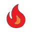 Burning arrow icon