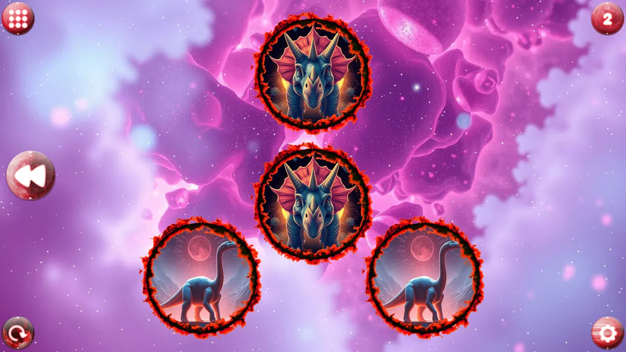Space Memory: Dinosaurs Screenshot 0