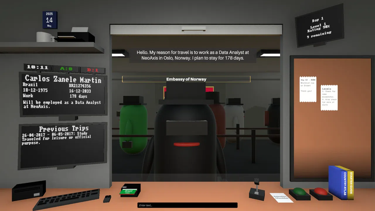 Embassy Says No: Internship Screenshot 0