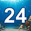 24 level completed icon