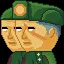 Two men army icon