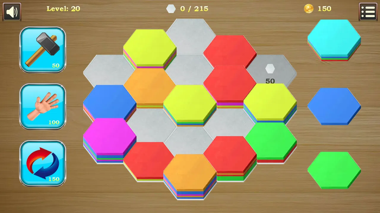 Sort Hexa Tiles Screenshot 1
