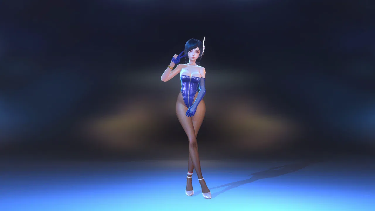 Angel Legion-DLC Racing Cheer (Blue) Screenshot 3