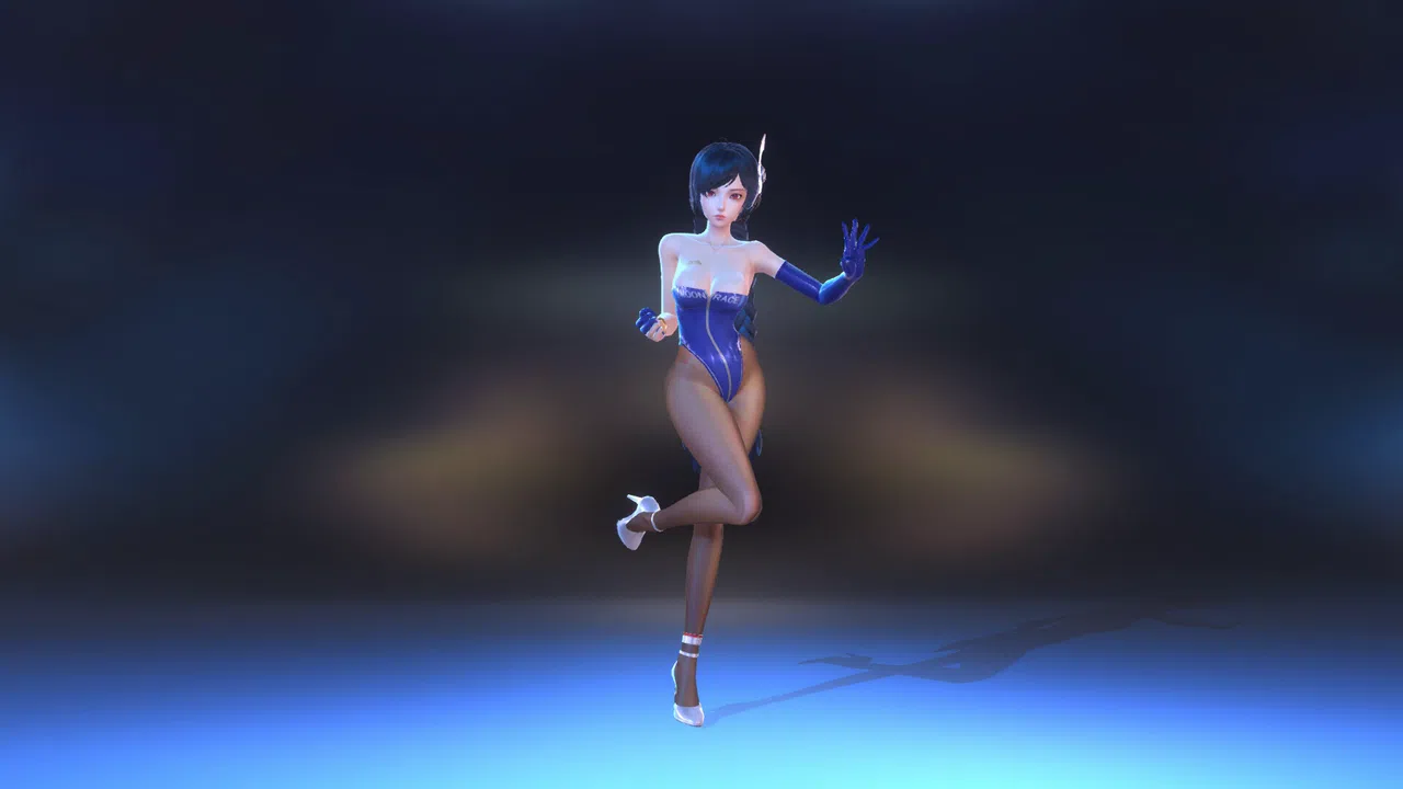 Angel Legion-DLC Racing Cheer (Blue) Screenshot 1