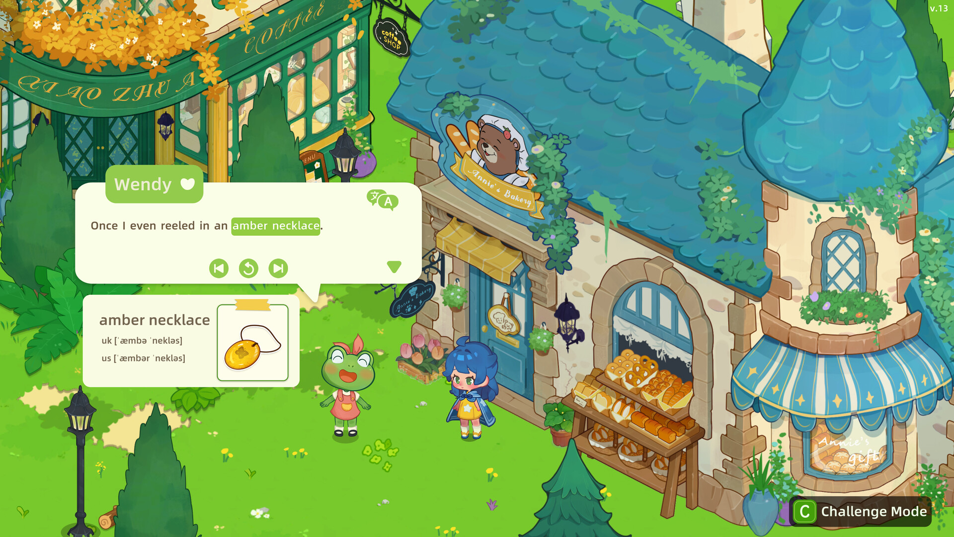 Blossom’s Grove: An English-Learning Game Screenshot 1