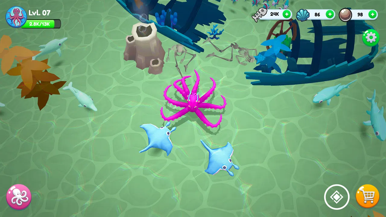 Octopus Invasion Screenshot 1