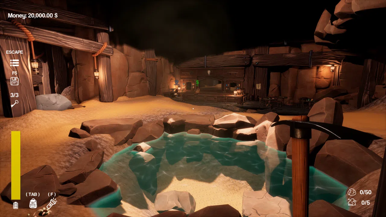 A Game About Mining Rocks Screenshot 1