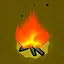 Evening by the fire. icon