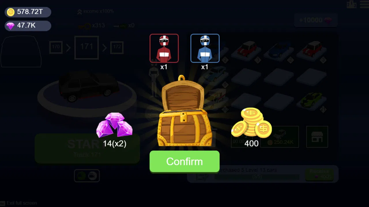 Mini Drift Car - Earnings Doubled for Diamonds (x2) Screenshot 3