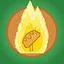 Fire within your heart icon