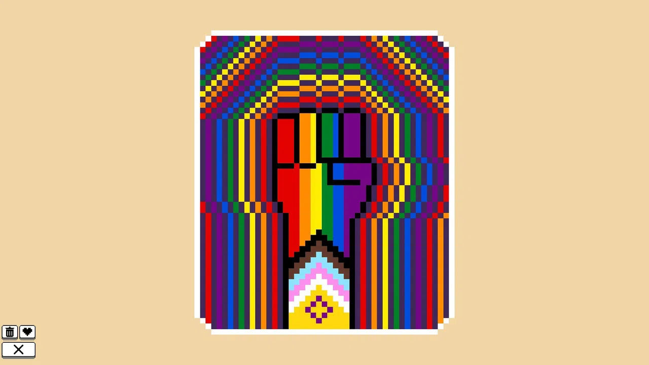 Coloring Pixels - Pride Pack Screenshot 2