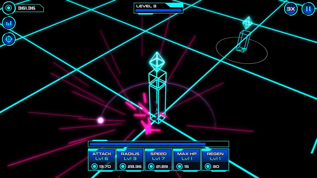Idle Geometry Defense Demo Screenshot 0