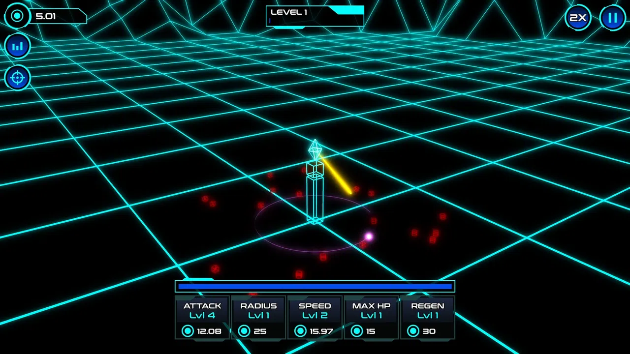 Idle Geometry Defense Demo Screenshot 3