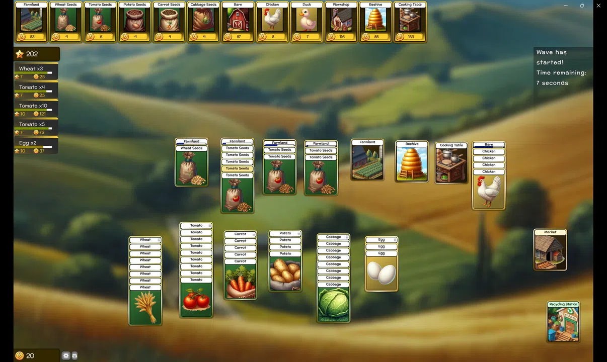 Relaxing Farm: Merge Tales Demo Screenshot 1