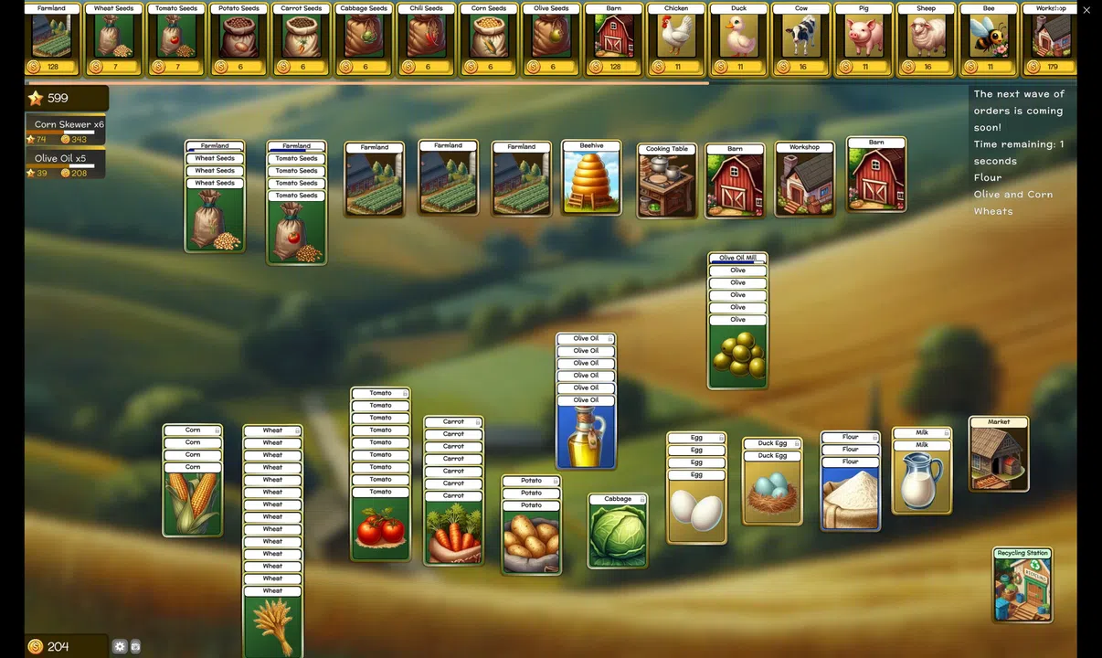 Relaxing Farm: Merge Tales Demo Screenshot 3