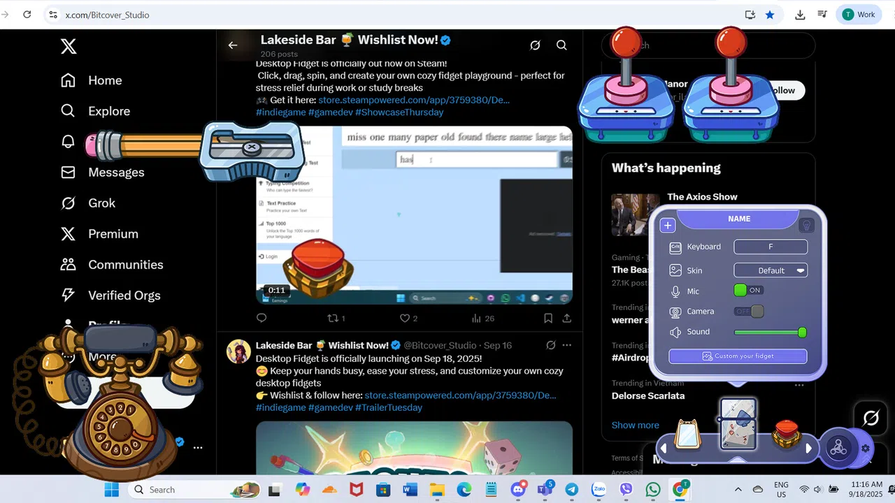 Desktop Fidget Screenshot 5