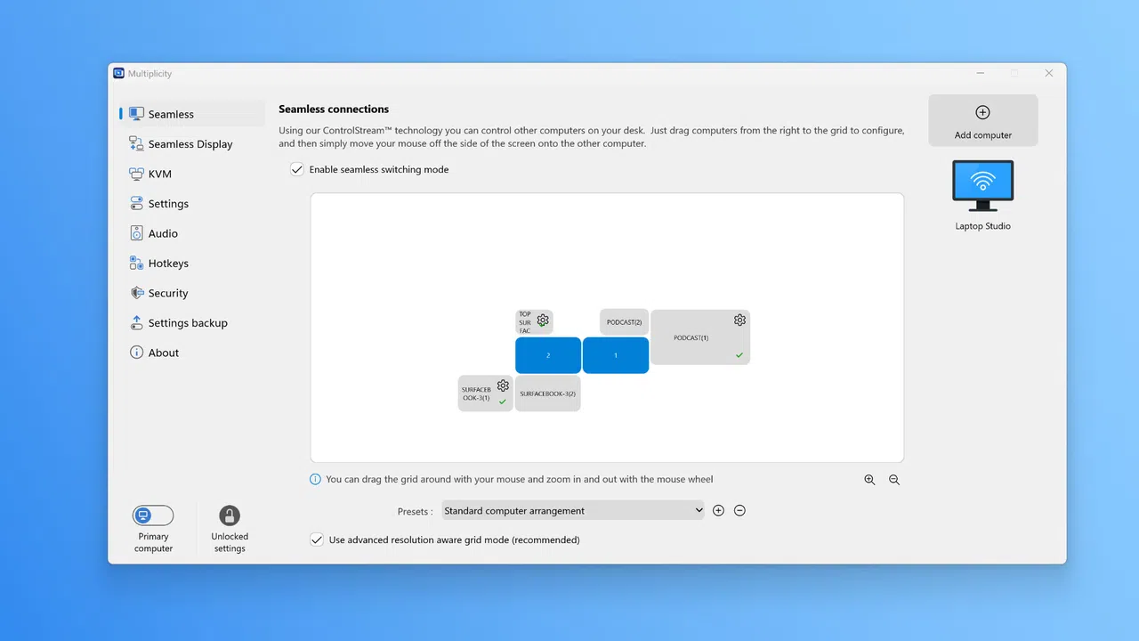 Upgrade to Multiplicity 4 Pro Screenshot 4