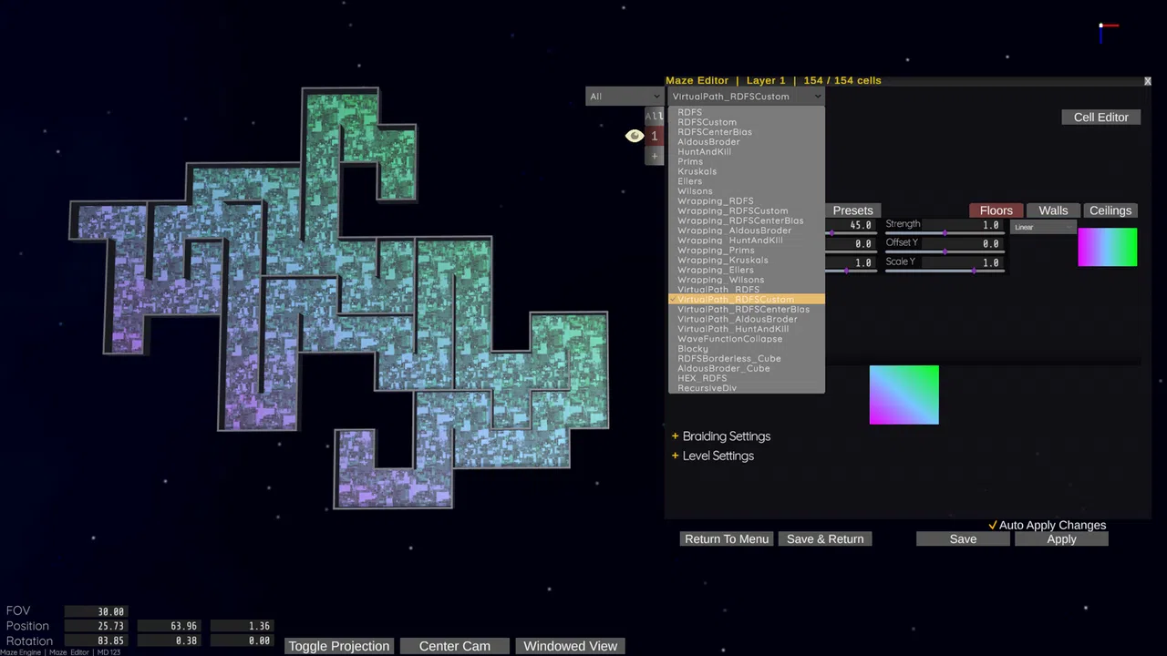 Maze Engine - In Game Level Editor Screenshot 7