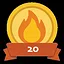 20 correct answers in a row! icon